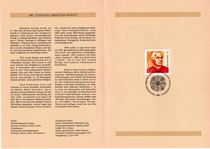 1997 Bundes Republic Deutschland (Germany) Federal Annual Stamp EFT Collection incl 45 images of contents