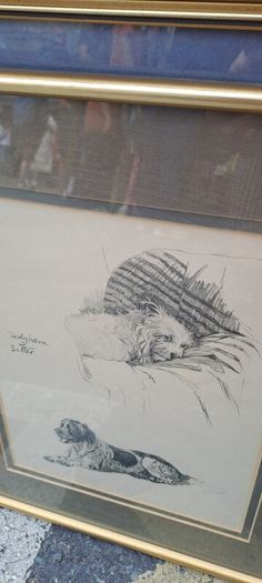 2 Dog Prints Louis Wain