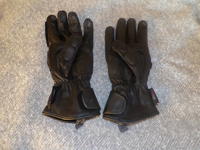 Richa Waterproof Leather Racing Gloves Black - L