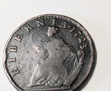 Irish Halfpenny Woods 1723