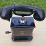 Danish antique crank desk telephone Image 3