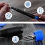 Essential Electronics Toolkit, Basic tool-set with 16 precision bits (4 mm), magnetic screwdriver & opening tools for electronic devices Image 6