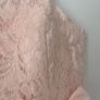 LAONA Blush Pink/Peach Lace Party Dress with Satin Bow - Size 36 Image 6