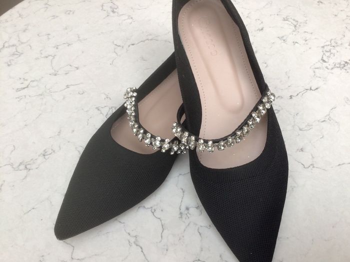 Beautiful Shoes Jewelled Ballerina Flats Size 41