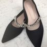 Beautiful Shoes Jewelled Ballerina Flats Size 41 Image 5