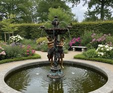 Bronze fountain