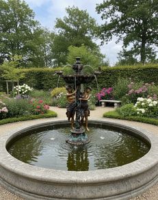 Bronze fountain
