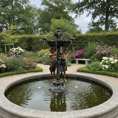 Bronze fountain