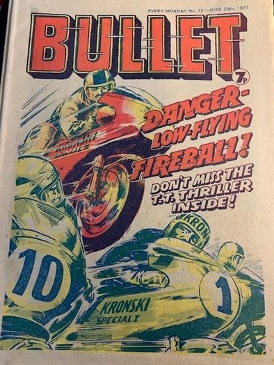 Bullet Comic x 7 Issues  62,66,68, 69,71,72,73-Not Continuous Running intermittently from -April 16th 1977-Jul 2nd 1977-DC Thompson-Vintage UK Comics