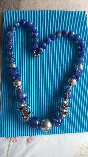 Blue long neck piece