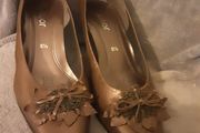 Shoes/Gabor Ladies Court Shoe .. Colour: Bronze .. Size: 5.5 UK .. Price Drop