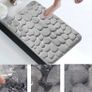 BRAND NEW Cobblestone Embossed Bathroom Bath Mat Non-slip Absorbent Carpets In Bathtub Side Floor Rug Shower Room Doormat Memory Foam Pad Image 3