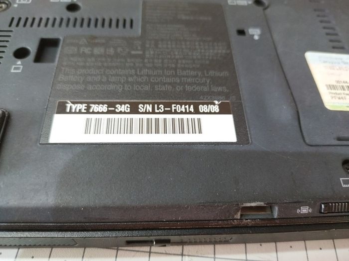 Lenovo ThinkPad X61s laptop