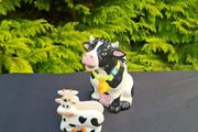By post only cow duo ornaments