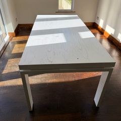 Wooden dining table