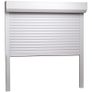 Roller Shutter Aluminium 100x100 cm White Image 3