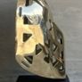Mask Sculpture On Stand - Polished Bronze Image 5