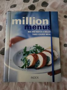 Milion Menus book with recipes