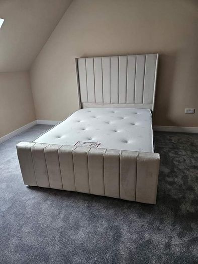 King Sizes 5ft Bed Frames , Mattreses And Beautiful Headboards Instock Offering Free Delivery