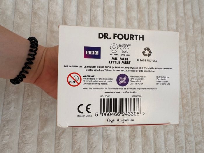 Doctor Who Dr. Fourth Figurine Roger Hargreaves Mr. Men Please see photos