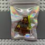 lego Star Wars sw0057 Jedi Knight (Jedi Bob) minifigure- Dark Gray Tunic, Brown Hood and Cape Image 3