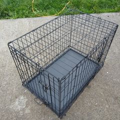 Steel dog crate