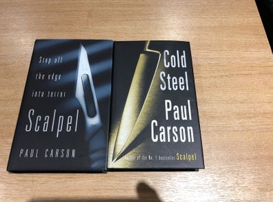 Cold Steel / Scalpel books by Paul Carson