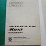 Austin Maxi Owner Handbook Image 2