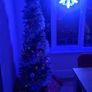 Slim 2m flocked Christmas tree with decorations all included Image 4