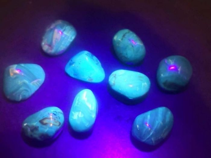 Ultra rare large blue Baltic amber 30+ct