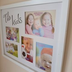"The Kids" White Multi-Photo Collage Frame