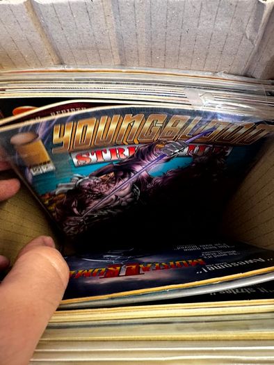 Image Long Comic Box w 275 comics for Sale
