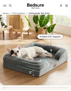 Bedsure comfy orthopaedic pet bed