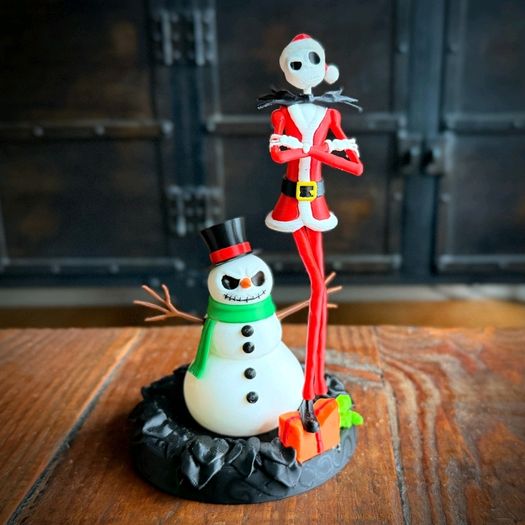 Jack Skellington Christmas Snowman Decoration
