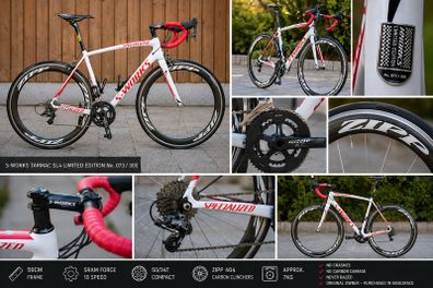 Specialized S-Works Tarmac SL4 Limited Edition / 56cm / Zipp 404 / SRAM Force 10spd