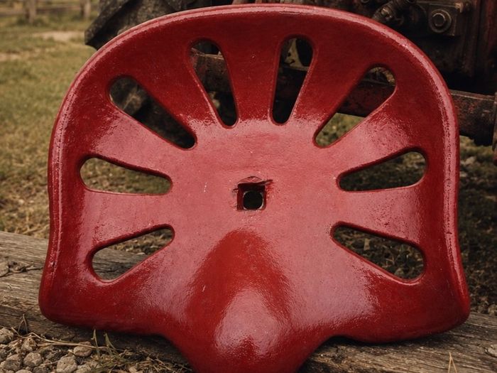 vintage tractor seat