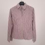 Thomas Pink Jermyn Street London Green Pink Striped Cotton Dress Shirt 8UK/36EU Image 2