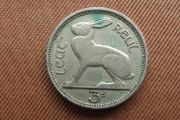 Irish Republic. 1946 Irish Three Pence