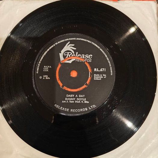 Danny Doyle, Far Away in Australia/ Daisy a Daisy 7" Irish Folk