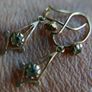 Vintage 9ct Gold 375 Earrings 0,6g Image 9
