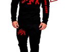 Personalised Don't touch my BMW tracksuit black BMW hoodie with sweatpants