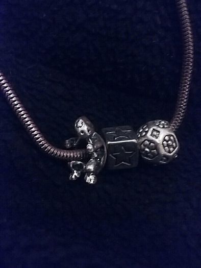 Charm necklace.