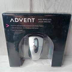 Advent Mini Wireless Mouse Rare Retro Vintage Dpi 1600 - New Opened Box