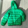 Dunnes Stores green puffer jacket - age 9-10 Image 2