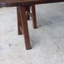 Set Of Two Antique French Solid oak Benches very sturdy  strong and solid Beautiful Patina Image 3