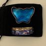 Mid Century Chinese Cloisonne Enamel Butterfly Trinket Box Image 5