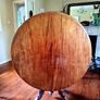 Victorian tilt top library table for sale and four chairs Image 3