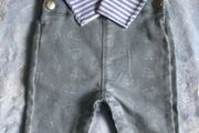 Baby boy clothes/ dungaree and vest/ baby clothes bundle 9-12 months