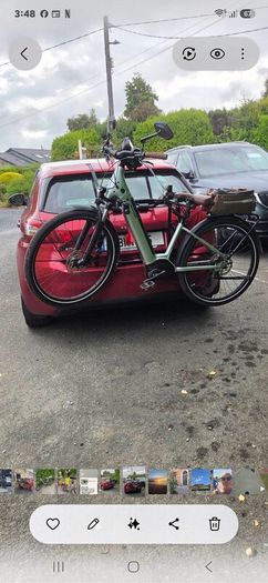 Bicycle rack for car