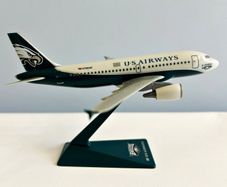 U.S. Airways "Philadelphia Eagles" 1:200 scale model airplane, Airbus A319 aircraft, NEW